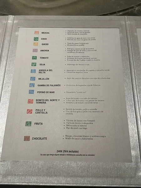 menu 0 of Enigma