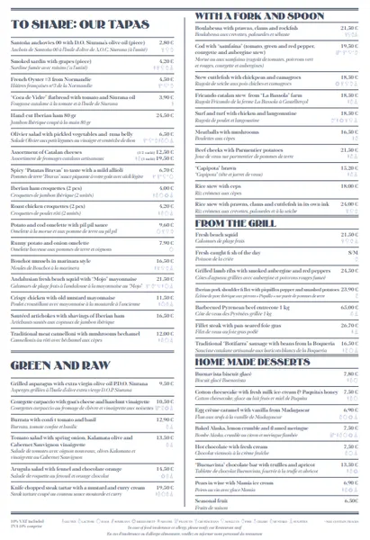menu 0 of Casa de Comidas Buenavista