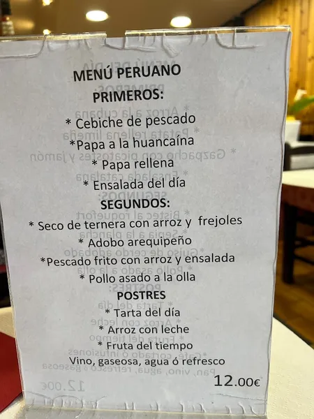 menu 0 of La Brotxeta