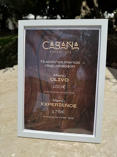 menu 1 of Restaurante Cabaña Buenavista