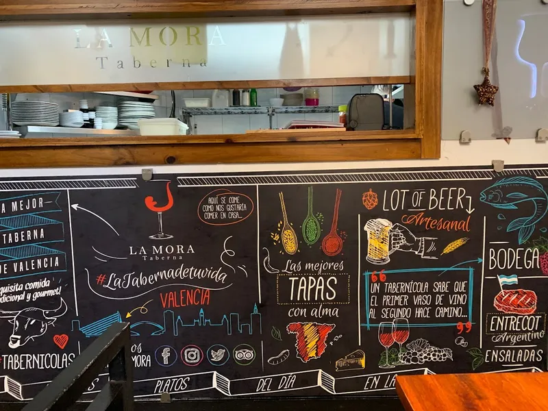 menu 0 of La Mora
