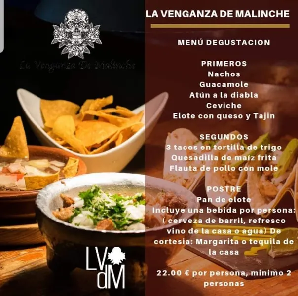 menu 2 of Malinche