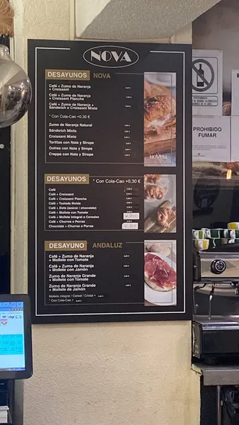 menu 0 of Cafetería Nova