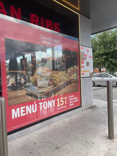 menu 2 of Tony Roma's