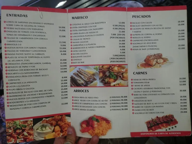 menu 2 of Restaurante Ocamiño