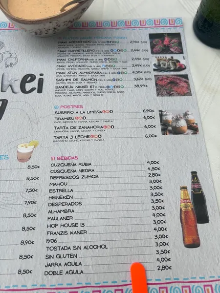 menu 2 of Nikkei 67