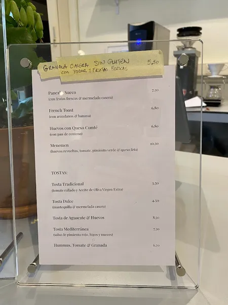 menu 0 of Yasemin&Tuncel Café