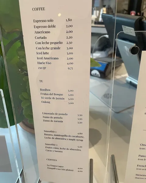 menu 2 of Yasemin&Tuncel Café