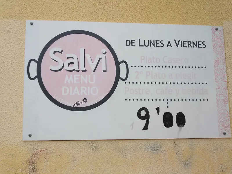 menu 2 of Casa Salvi