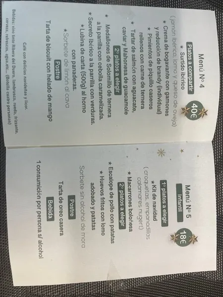 menu 1 of Restaurante Asador Alcalá 2