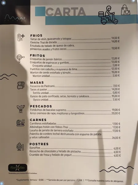 menu 0 of Mar de Fóra