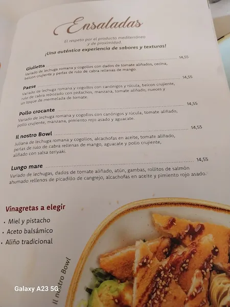 menu 0 of Restaurante La Piemontesa | Reus Batán