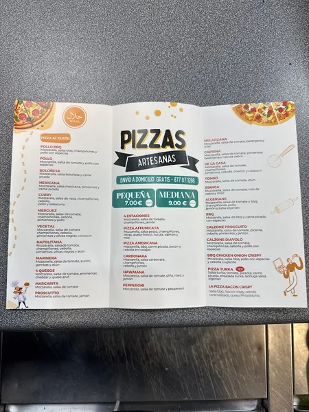 menu 0 of Pizza i Pollo Reus Països Catalans
