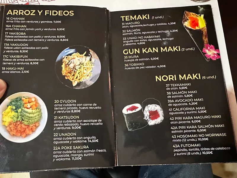 menu 0 of Restaurante Japonés - SAKURA