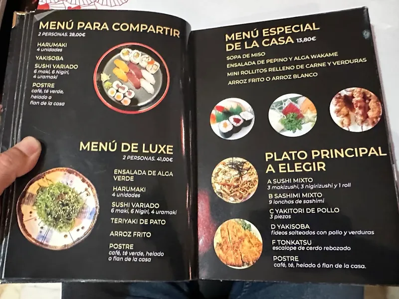 menu 1 of Restaurante Japonés - SAKURA