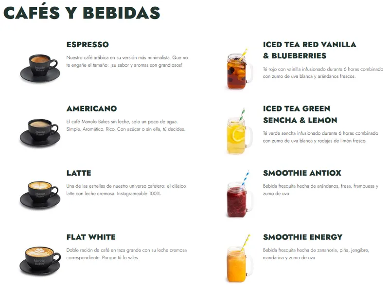 menu 0 of Manolo Bakes