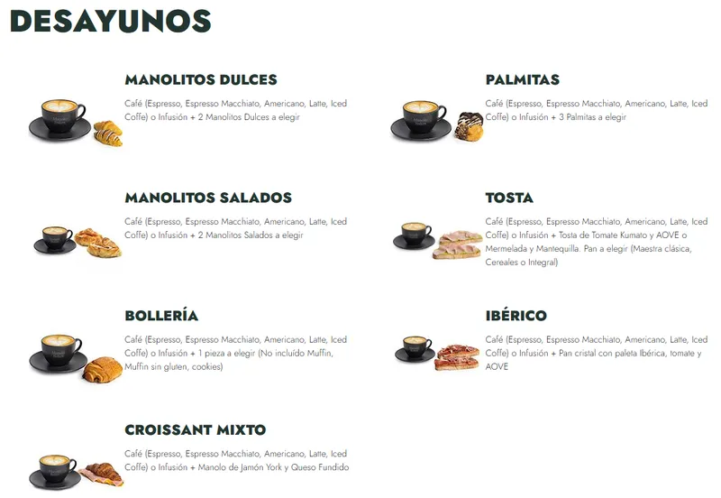 menu 1 of Manolo Bakes