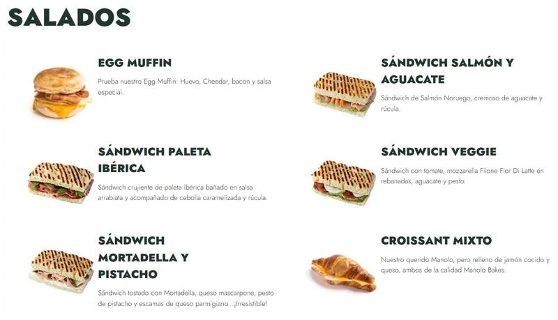 menu 2 of Manolo Bakes
