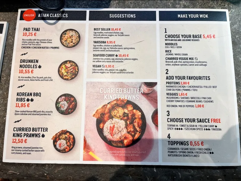 menu 0 of Wok To Walk Gotic
