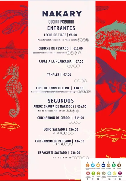menu 2 of CHIFA NAKARY
