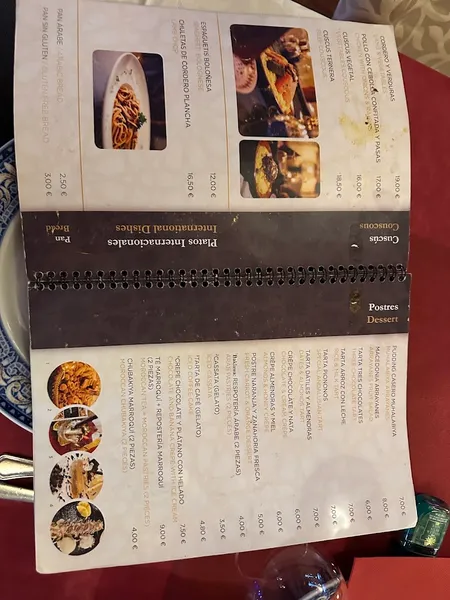 menu 0 of Restaurante Arrayanes