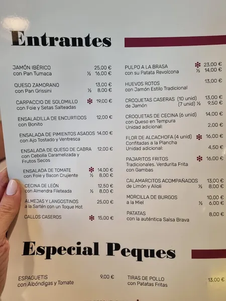 menu 0 of Restaurante El Ninot