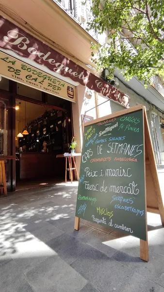 menu 2 of La Bodegueta de Cal Pep
