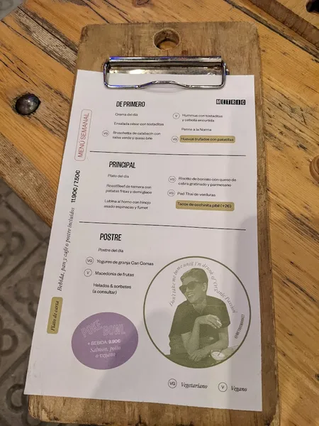 menu 1 of M2 Gluten Free | Sin Gluten