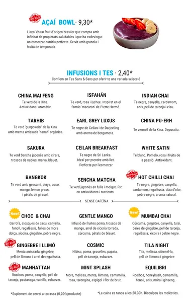 menu 0 of Sweet Fifties