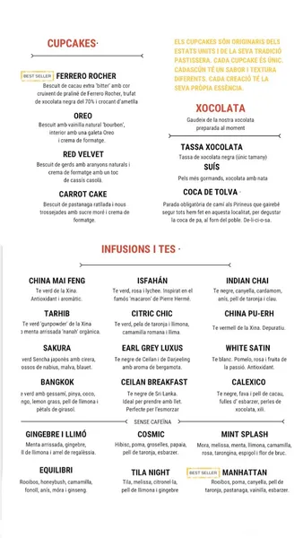 menu 2 of Sweet Fifties