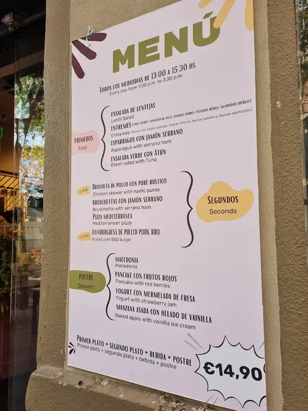 menu 0 of Bamba Brunch