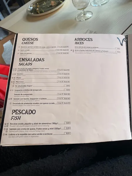 menu 0 of Las Viandas