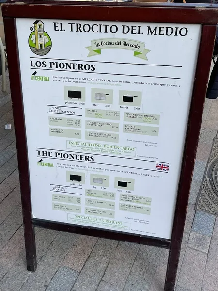 menu 1 of El Trocito del Medio