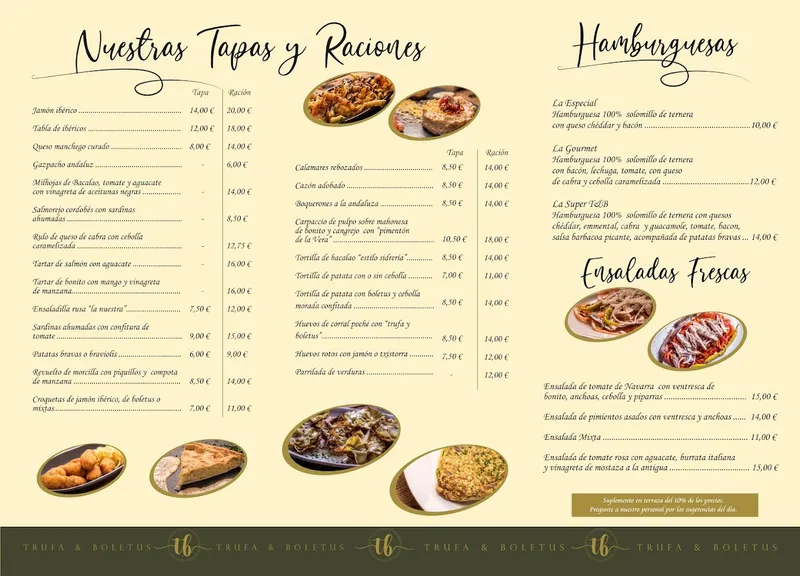 menu 0 of Restaurante Trufa y Boletus