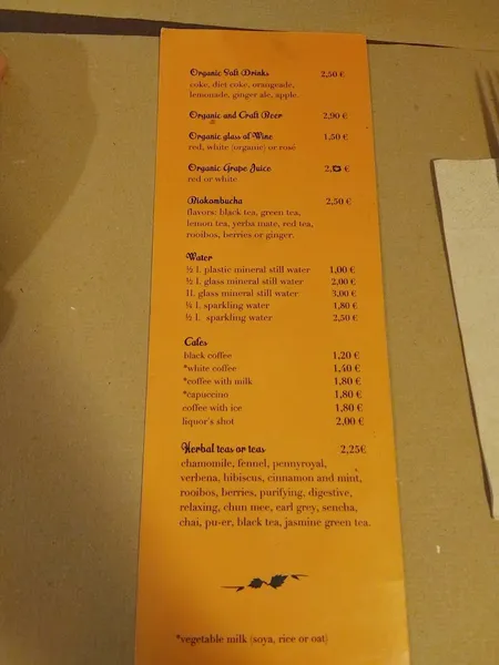 menu 2 of Restaurant l'Hortet