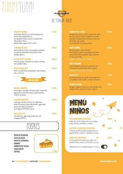 menu 2 of Noviembre Healthy Food