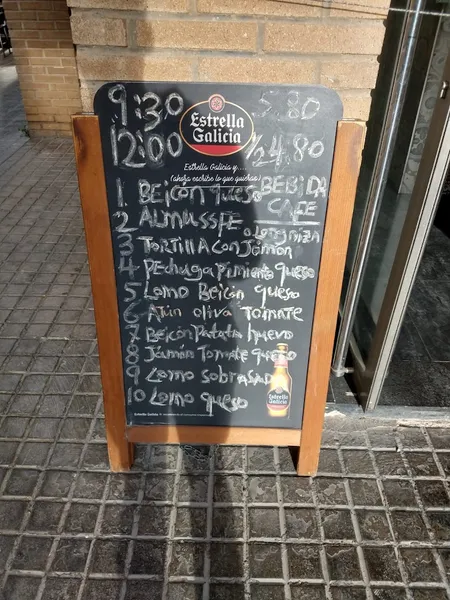 menu 2 of Bar Casa de Raquel