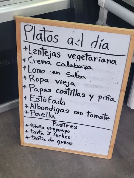 menu 1 of El Pollo González