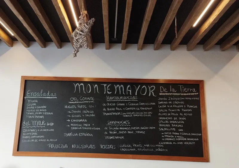 menu 2 of Cervecería Restaurante Montemayor