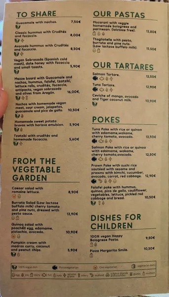 menu 0 of A Vocados - Gluten Free Restaurant