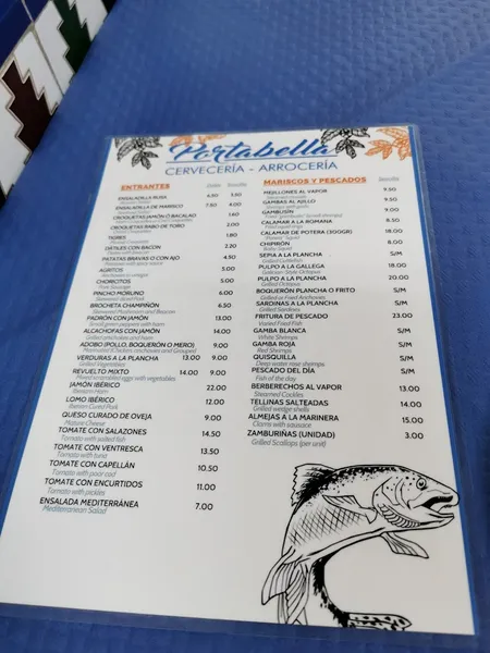 menu 0 of CERVECERÍA PORTABELLA RESTAURANTE