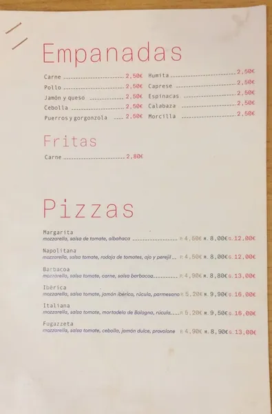menu 0 of Nou Xupito Poblenou