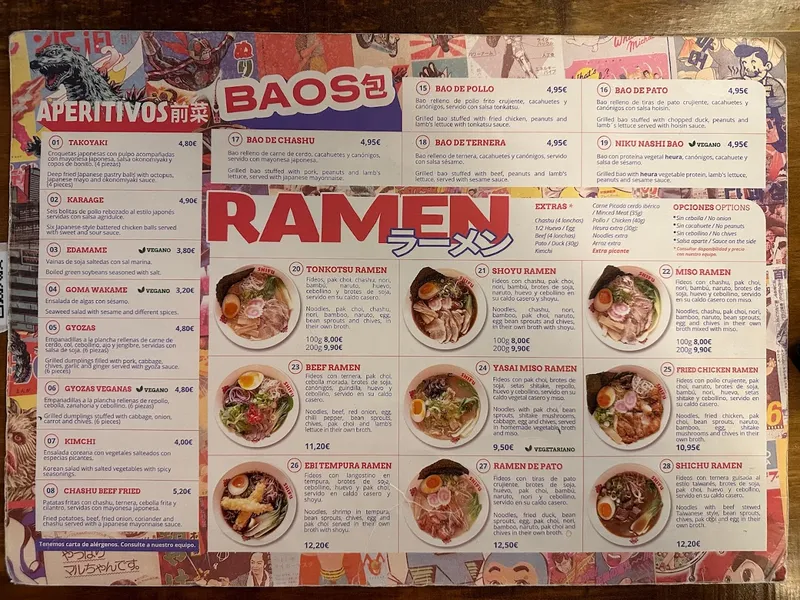 menu 0 of Ramen Shifu