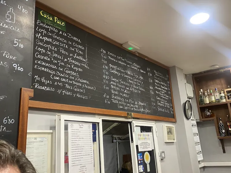 menu 2 of Casa Paco El Buen Comer
