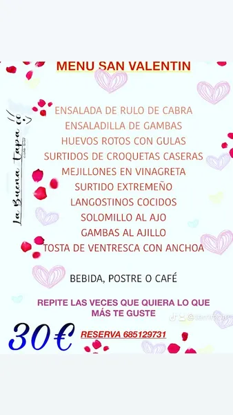 menu 0 of Bar La buena tapa