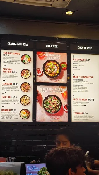 menu 1 of Wok To Walk Raval