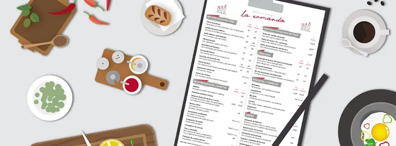menu 1 of La Comanda Gastrobar