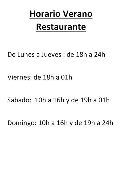 menu 0 of Restaurante Willy Garena (anterior Momo Garena)