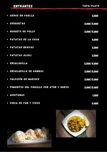 menu 0 of Restaurante Hermanos Morales