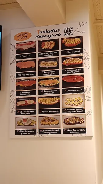 menu 0 of Atxalde café bar